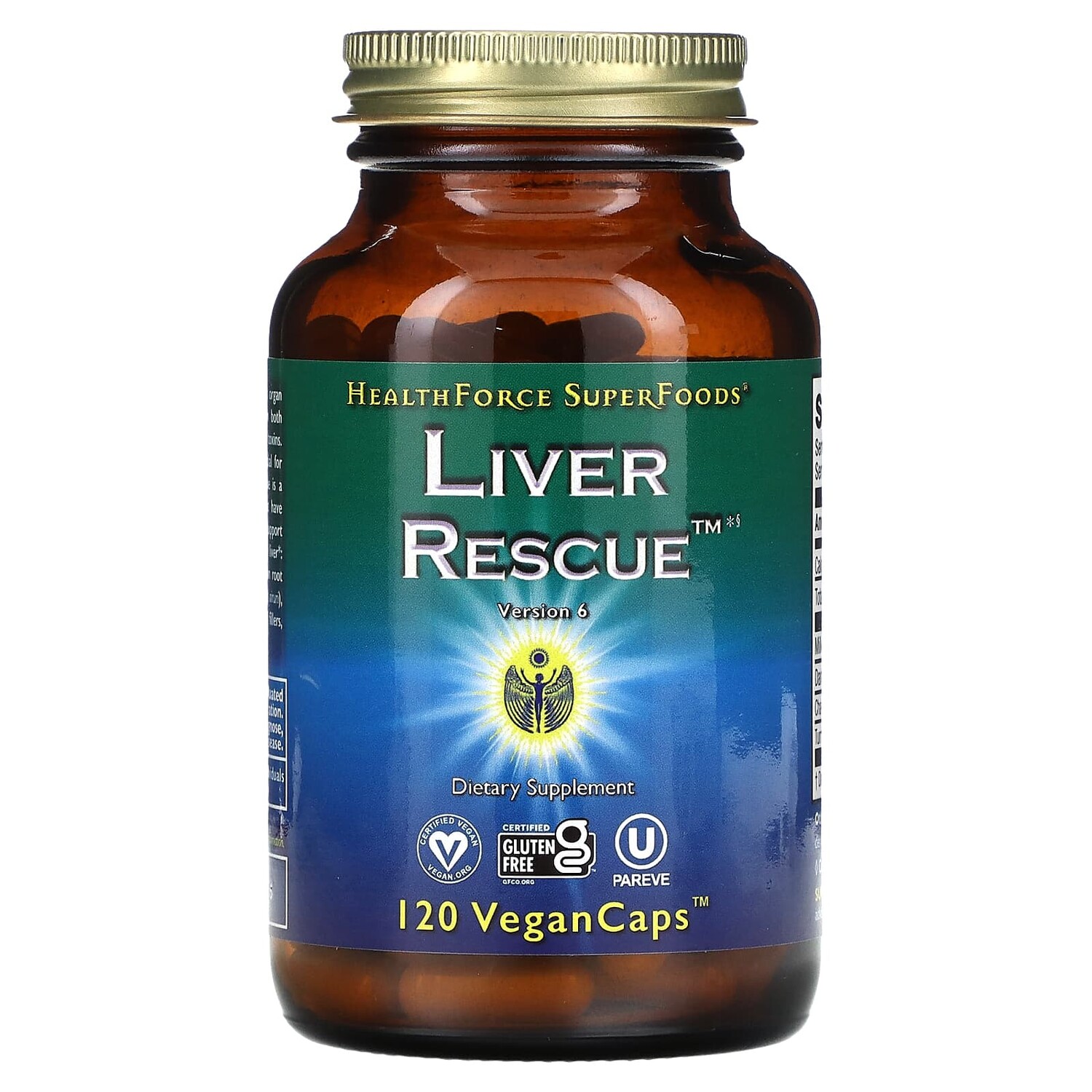 Liver Rescue, препарат для печени, версия 6, 120 веганских капсул VeganCaps, HealthForce Superfoods
Liver Rescue, препарат для печени, версия 6, 120 веганских капсул VeganCaps, HealthForce Superfoods