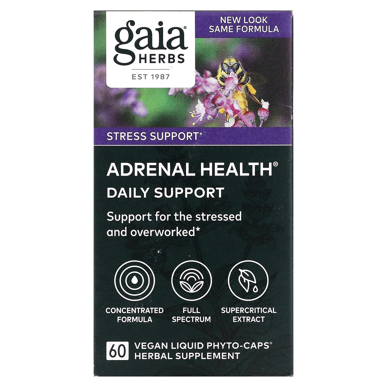 Adrenal Health, ежедневная поддержка, 60 веганских жидких фито-капсул, Gaia Herbs
Adrenal Health, ежедневная поддержка, 60 веганских жидких фито-капсул, Gaia Herbs