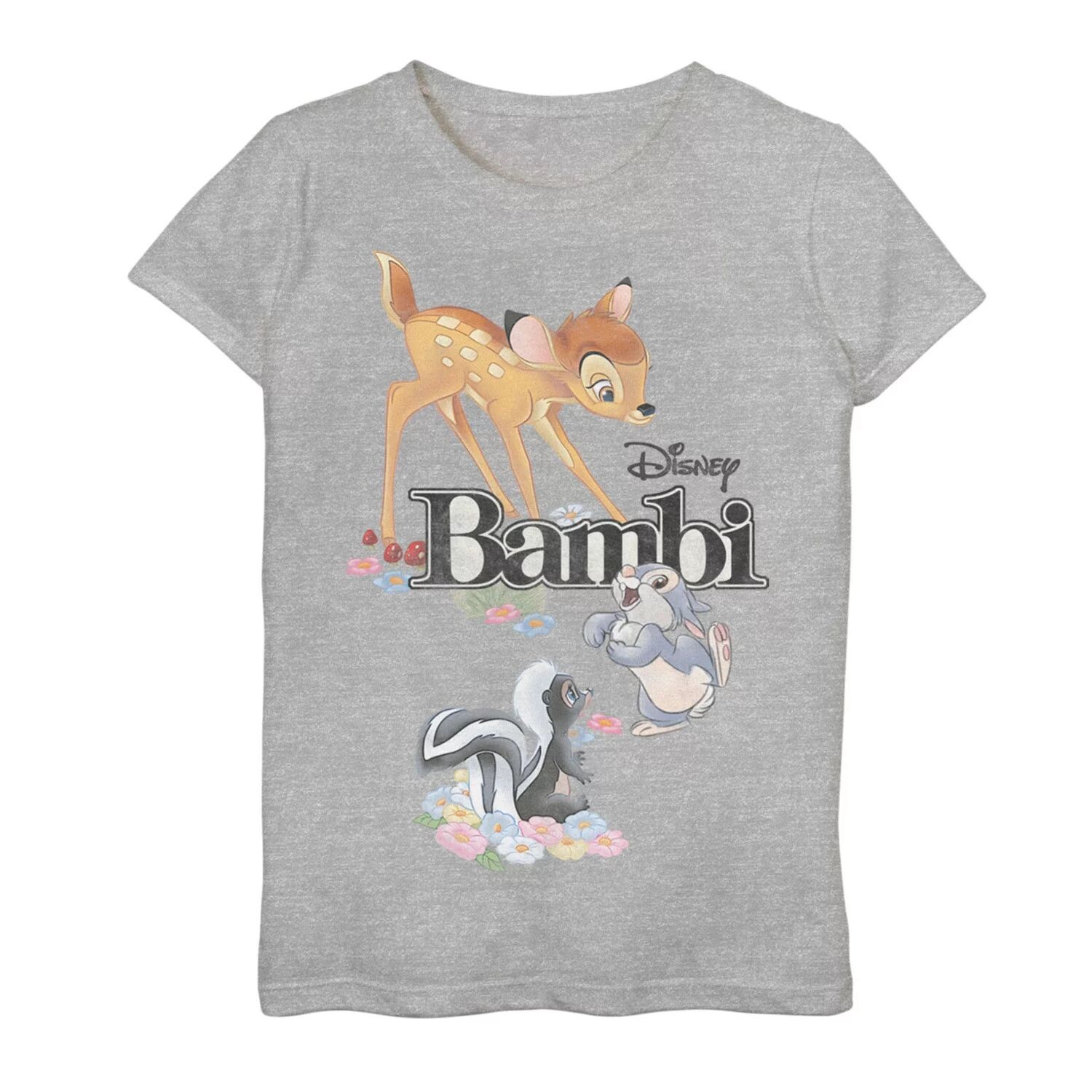 Классическая футболка с логотипом Disney's Bambi для девочек 7–16 лет, групповая съемка Licensed Character
Классическая футболка с логотипом Disney's Bambi для девочек 7–16 лет, групповая съемка Licensed Character