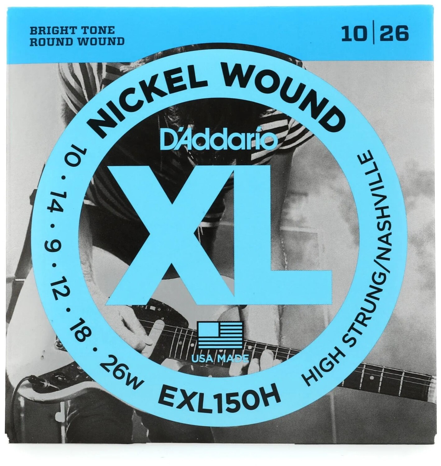 Струны для электрогитары D'Addario EXL150H XL с никелевой обмоткой — .010-.026 Высокострунные/Нэшвиллская настройка
Струны для электрогитары D'Addario EXL150H XL с никелевой обмоткой — .010-.026 Высокострунные/Нэшвиллская настройка