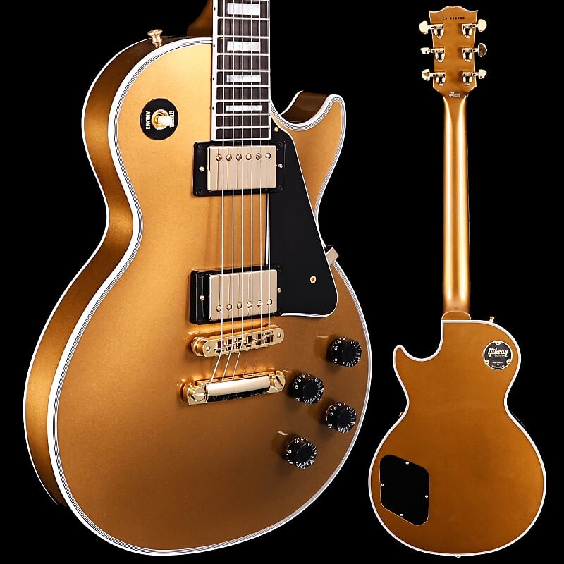 Электрогитара Gibson Les Paul Custom, All Double Gold w Gold Hardware 9lbs 13.8oz
Электрогитара Gibson Les Paul Custom, All Double Gold w Gold Hardware 9lbs 13.8oz