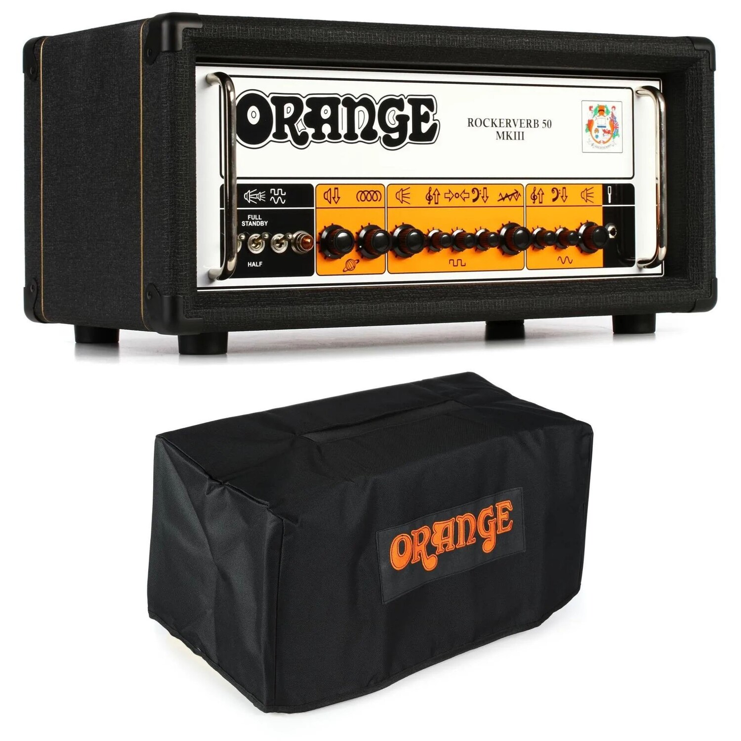 Новый Orange Rockerverb 50 MKIII — 50-ваттная 2-канальная ламповая головка с крышкой — черная
Новый Orange Rockerverb 50 MKIII — 50-ваттная 2-канальная ламповая головка с крышкой — черная