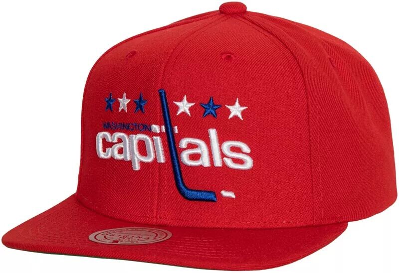 Альтернативная регулируемая кепка с откидной крышкой Mitchell & Ness Washington Capitals
Альтернативная регулируемая кепка с откидной крышкой Mitchell & Ness Washington Capitals