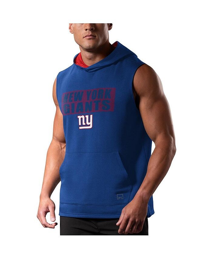 Мужской пуловер без рукавов с капюшоном Royal New York Giants Marathon MSX by Michael Strahan, синий
Мужской пуловер без рукавов с капюшоном Royal New York Giants Marathon MSX by Michael Strahan, синий
