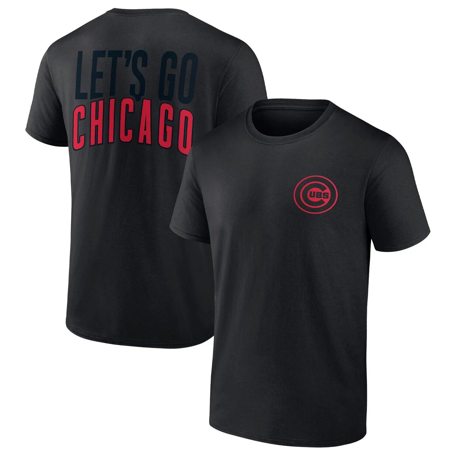 Мужская черная футболка с логотипом Chicago Cubs In It To Win It Fanatics, Черный
Мужская черная футболка с логотипом Chicago Cubs In It To Win It Fanatics, Черный