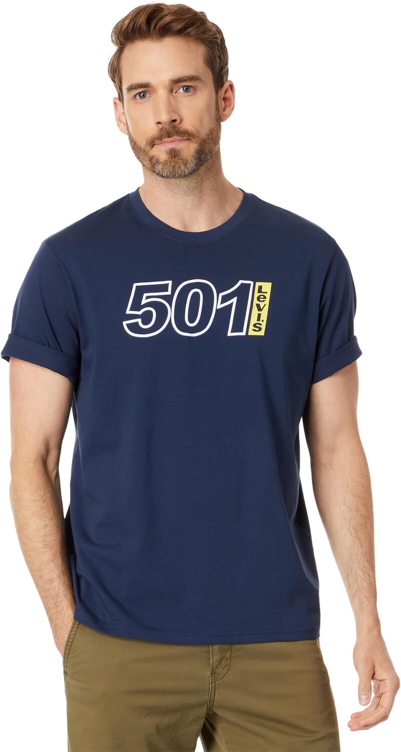 Футболка свободного кроя с короткими рукавами Levi's, цвет 501 Logo Outline Dress Blues
Футболка свободного кроя с короткими рукавами Levi's, цвет 501 Logo Outline Dress Blues