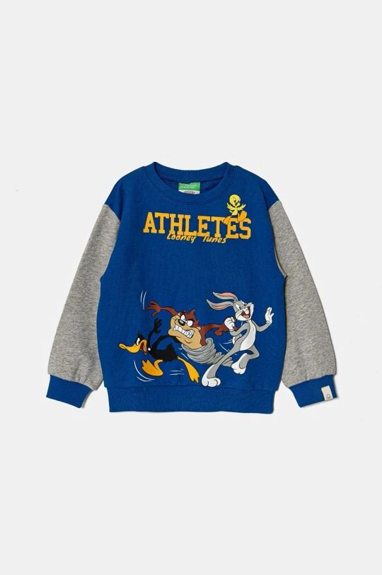 Детская хлопковая толстовка x Looney Tunes United Colors of Benetton, темно-синий
Детская хлопковая толстовка x Looney Tunes United Colors of Benetton, темно-синий