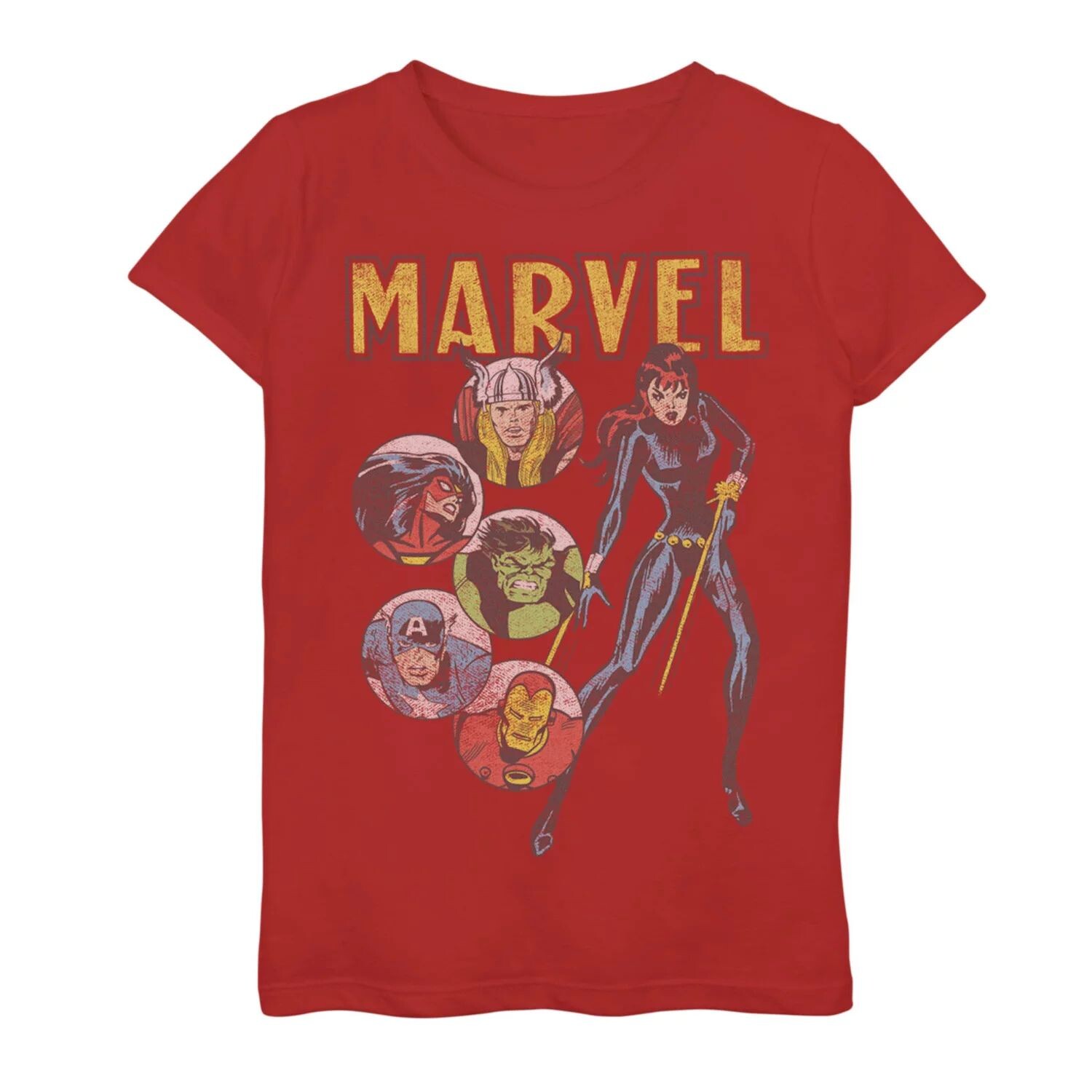 Винтажная футболка с рисунком комиксов для девочек 7–16 лет Marvel Retro Avengers Marvel
Винтажная футболка с рисунком комиксов для девочек 7–16 лет Marvel Retro Avengers Marvel