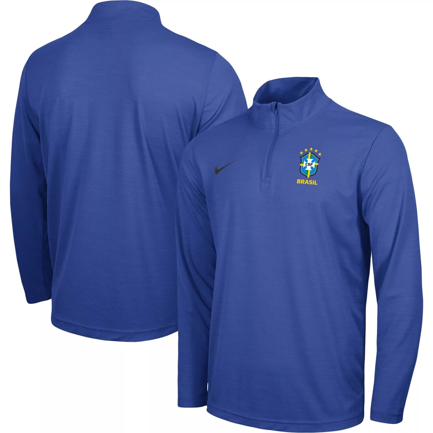 Мужская куртка Royal Brazil National Team Intensity Performance с молнией на четверть Nike
Мужская куртка Royal Brazil National Team Intensity Performance с молнией на четверть Nike