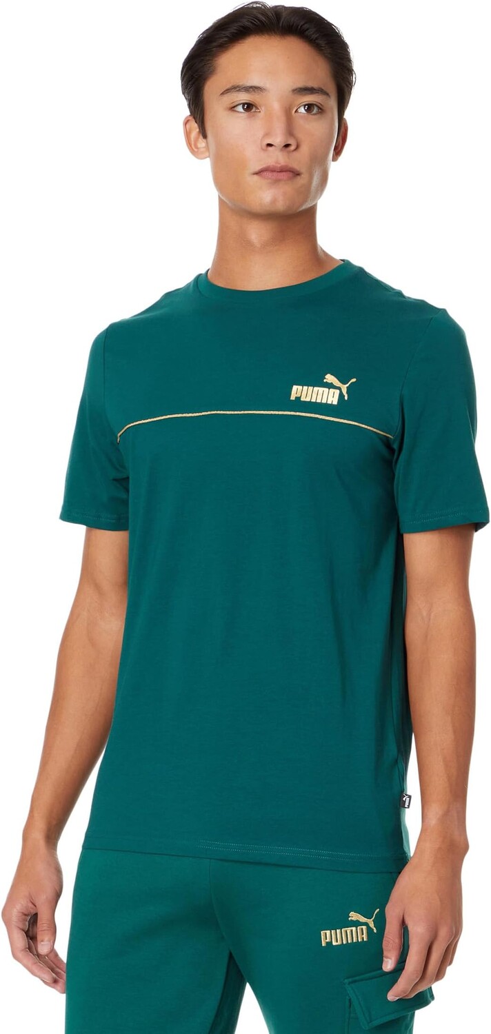 Минимальная золотая футболка Essentials+ с короткими рукавами PUMA, цвет Malachite, Желтый
Минимальная золотая футболка Essentials+ с короткими рукавами PUMA, цвет Malachite, Желтый