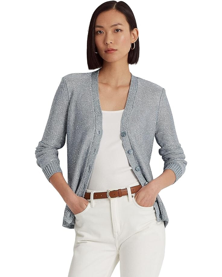 Свитер LAUREN Ralph Lauren Sequined Linen-Blend Cardigan, цвет Indigo Ocean Multi
Свитер LAUREN Ralph Lauren Sequined Linen-Blend Cardigan, цвет Indigo Ocean Multi