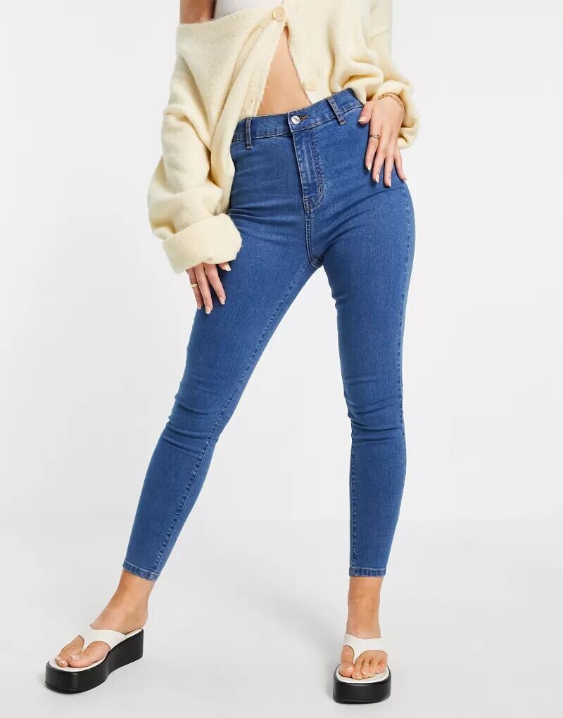 Джинсы скинни с завышенной талией DTT Chloe в цвете Mid Blue Wash Don't Think Twice
Джинсы скинни с завышенной талией DTT Chloe в цвете Mid Blue Wash Don't Think Twice