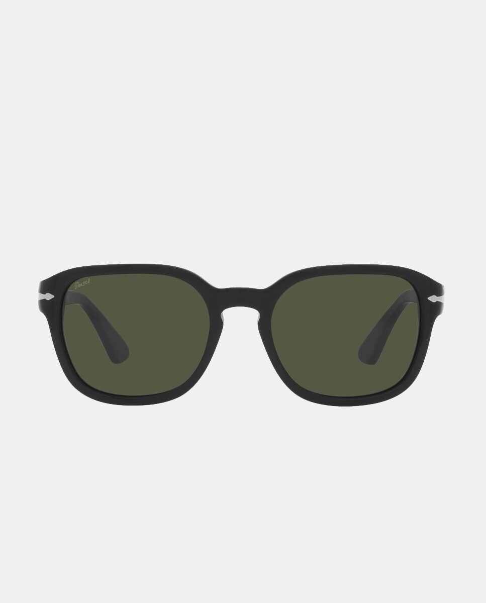 Черные закругленные солнцезащитные очки унисекс из ацетата Persol, черный
Черные закругленные солнцезащитные очки унисекс из ацетата Persol, черный
