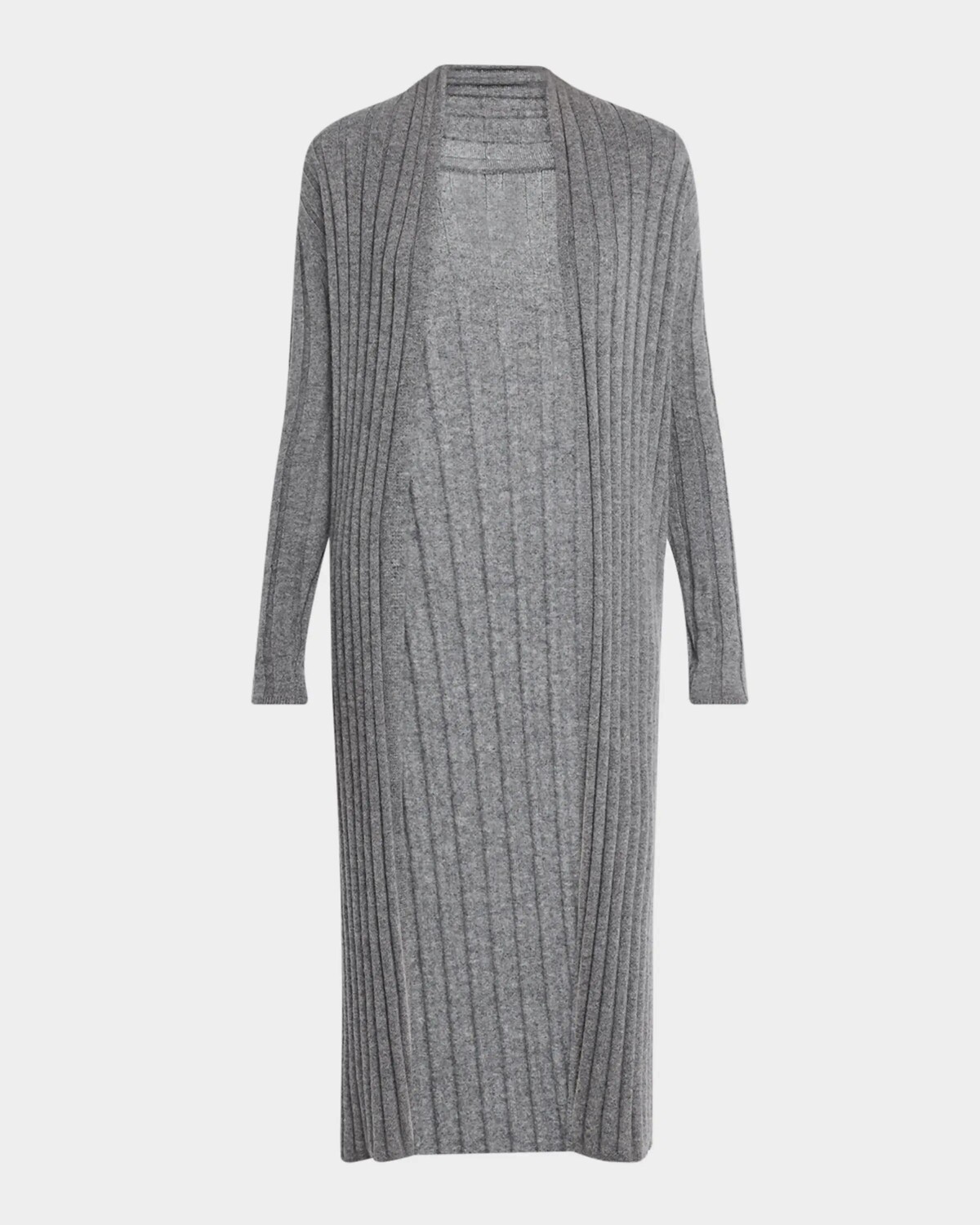 Кардиган Дастер в рубчик из кашемира Neiman Marcus Cashmere Collection, цвет Heather Grey
Кардиган Дастер в рубчик из кашемира Neiman Marcus Cashmere Collection, цвет Heather Grey