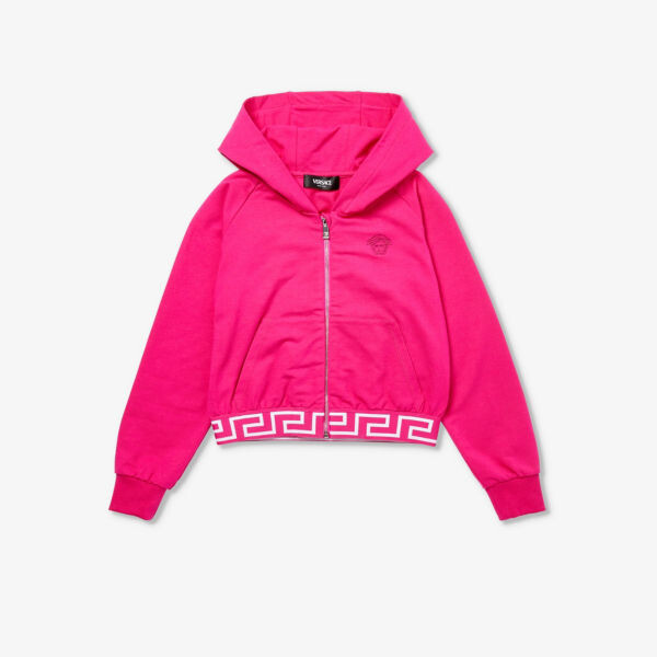 Толстовка из эластичного хлопка с металлизированной вышивкой Medusa 8–14 лет Versace, фуксия
Толстовка из эластичного хлопка с металлизированной вышивкой Medusa 8–14 лет Versace, фуксия