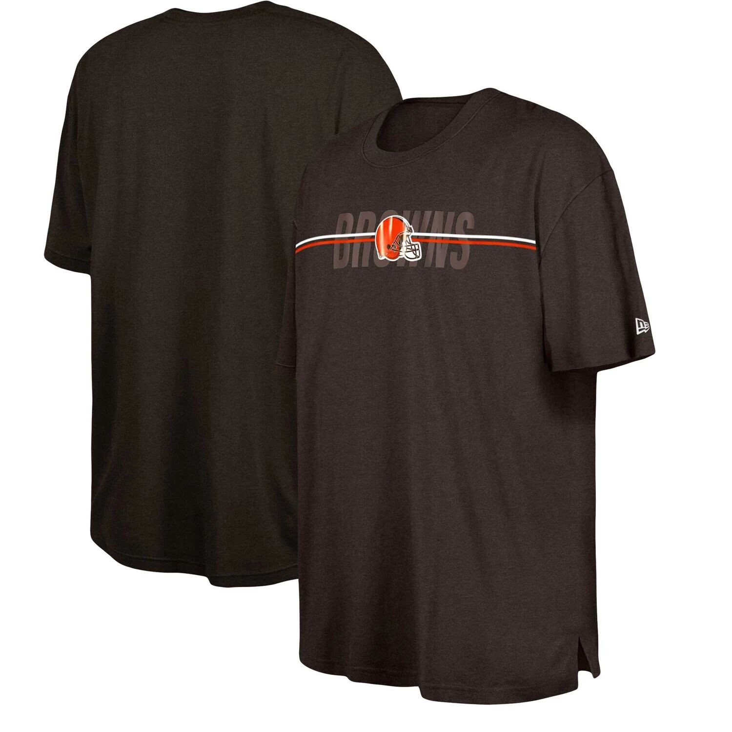Мужская коричневая футболка Cleveland Browns 2023 NFL Training Camp Big & Tall New Era, Коричневый
Мужская коричневая футболка Cleveland Browns 2023 NFL Training Camp Big & Tall New Era, Коричневый