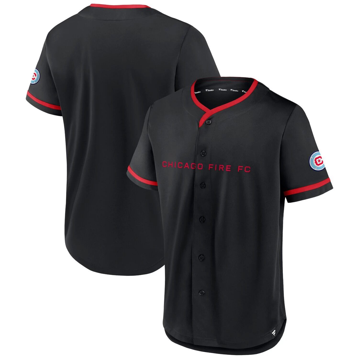 Мужская бейсбольная майка Fanatics черного/красного цвета с логотипом Chicago Fire Ultimate Player
Мужская бейсбольная майка Fanatics черного/красного цвета с логотипом Chicago Fire Ultimate Player
