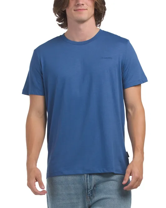 Однотонная футболка Liquid с коротким рукавом с круглым вырезом Calvin Klein, цвет True Navy
Однотонная футболка Liquid с коротким рукавом с круглым вырезом Calvin Klein, цвет True Navy