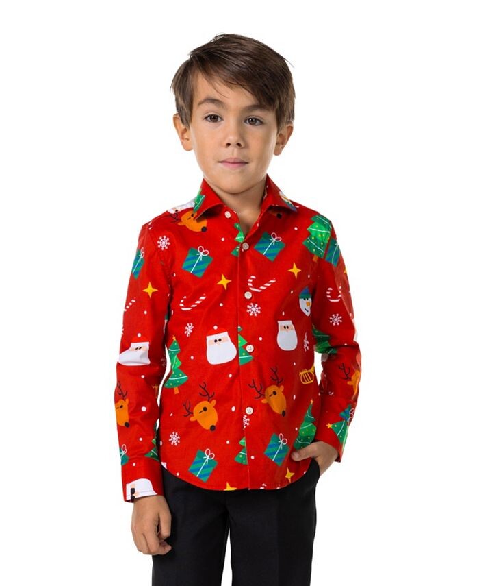 Праздничная рубашка с длинными рукавами для маленьких мальчиков OppoSuits, мультиколор
Праздничная рубашка с длинными рукавами для маленьких мальчиков OppoSuits, мультиколор