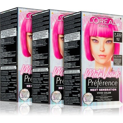 Краска для волос LOreal Paris Preference Meta Vivids - полуперманентная L'Oréal Paris
Краска для волос LOreal Paris Preference Meta Vivids - полуперманентная L'Oréal Paris