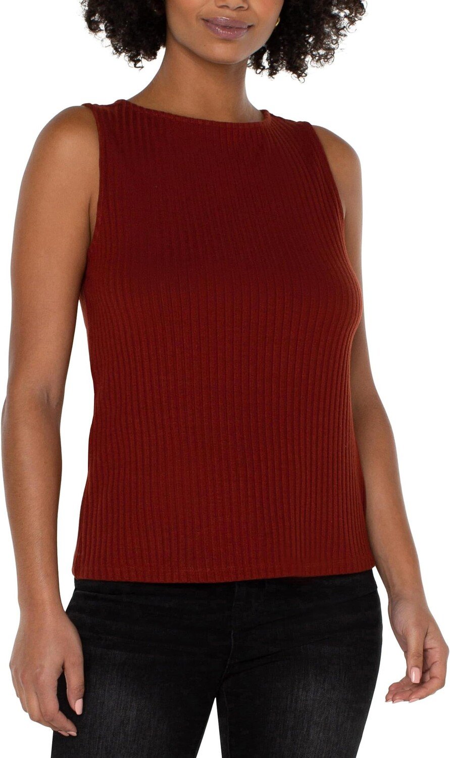 Свитер Sleeveless Boatneck Rib Knit Top Liverpool Los Angeles, цвет Deep Cinnamon
Свитер Sleeveless Boatneck Rib Knit Top Liverpool Los Angeles, цвет Deep Cinnamon