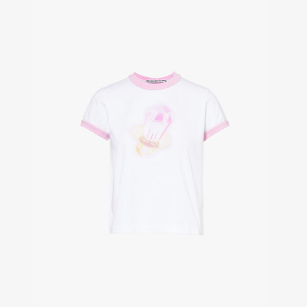 Шорты Brand-Intarsia из хлопчатобумажной ткани с высокой посадкой Alexander Wang, белый
Шорты Brand-Intarsia из хлопчатобумажной ткани с высокой посадкой Alexander Wang, белый