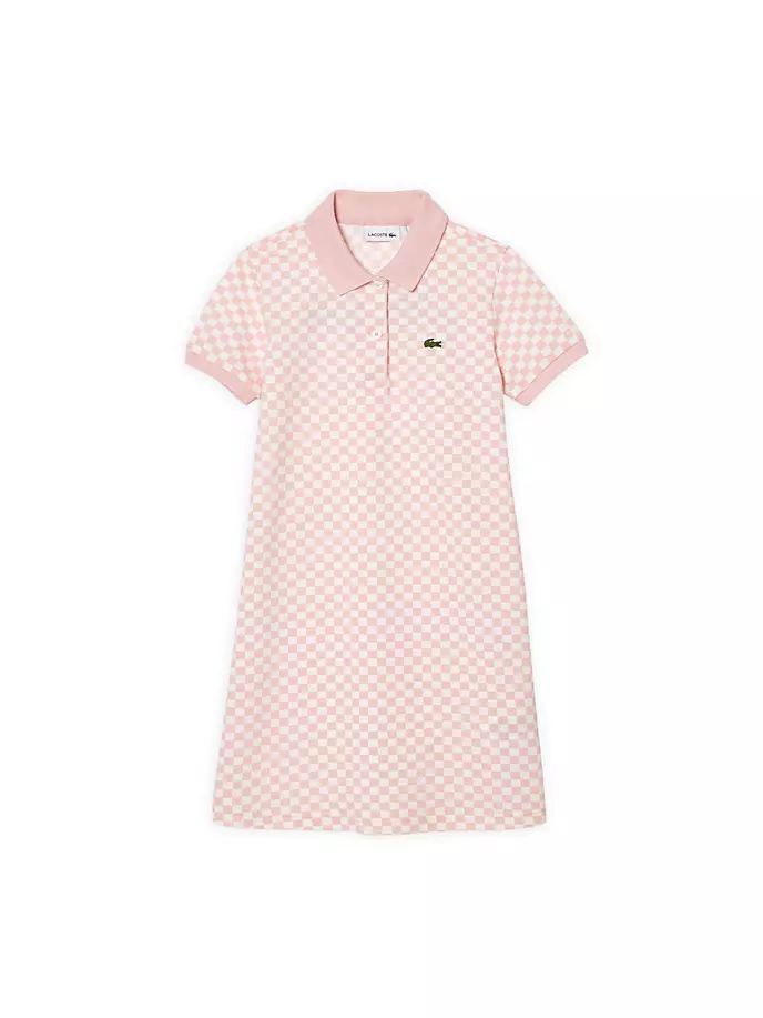 Платье-поло в клетку для маленьких девочек и девочек Lacoste, цвет waterlily white
Платье-поло в клетку для маленьких девочек и девочек Lacoste, цвет waterlily white