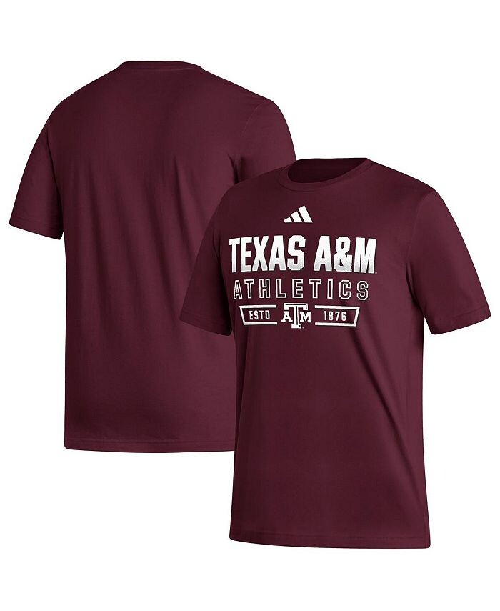 Мужская темно-бордовая футболка Texas A&M Aggies Head of Class Fresh adidas, красный
Мужская темно-бордовая футболка Texas A&M Aggies Head of Class Fresh adidas, красный