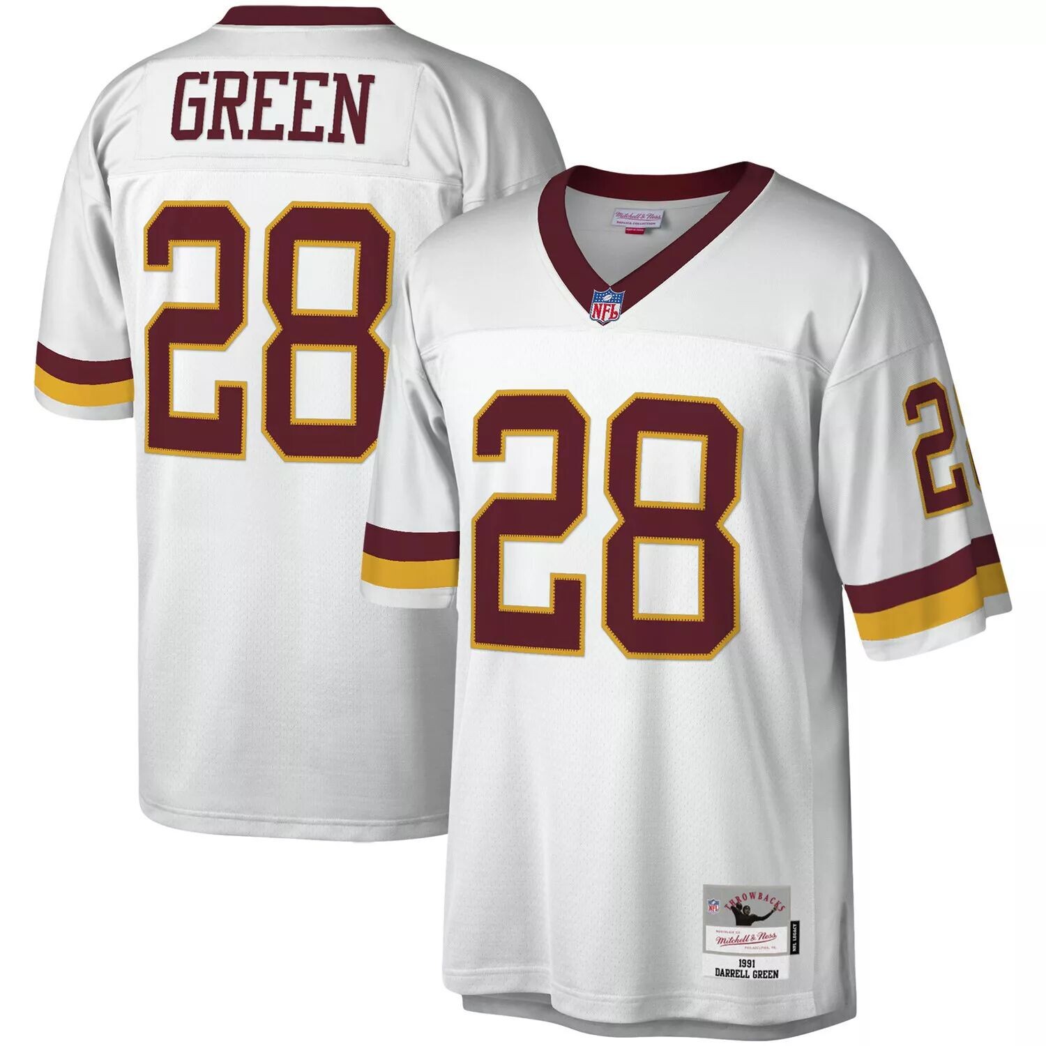 Мужская футболка Mitchell & Ness Darrell Green White Washington Football Team Legacy Replica Джерси
Мужская футболка Mitchell & Ness Darrell Green White Washington Football Team Legacy Replica Джерси