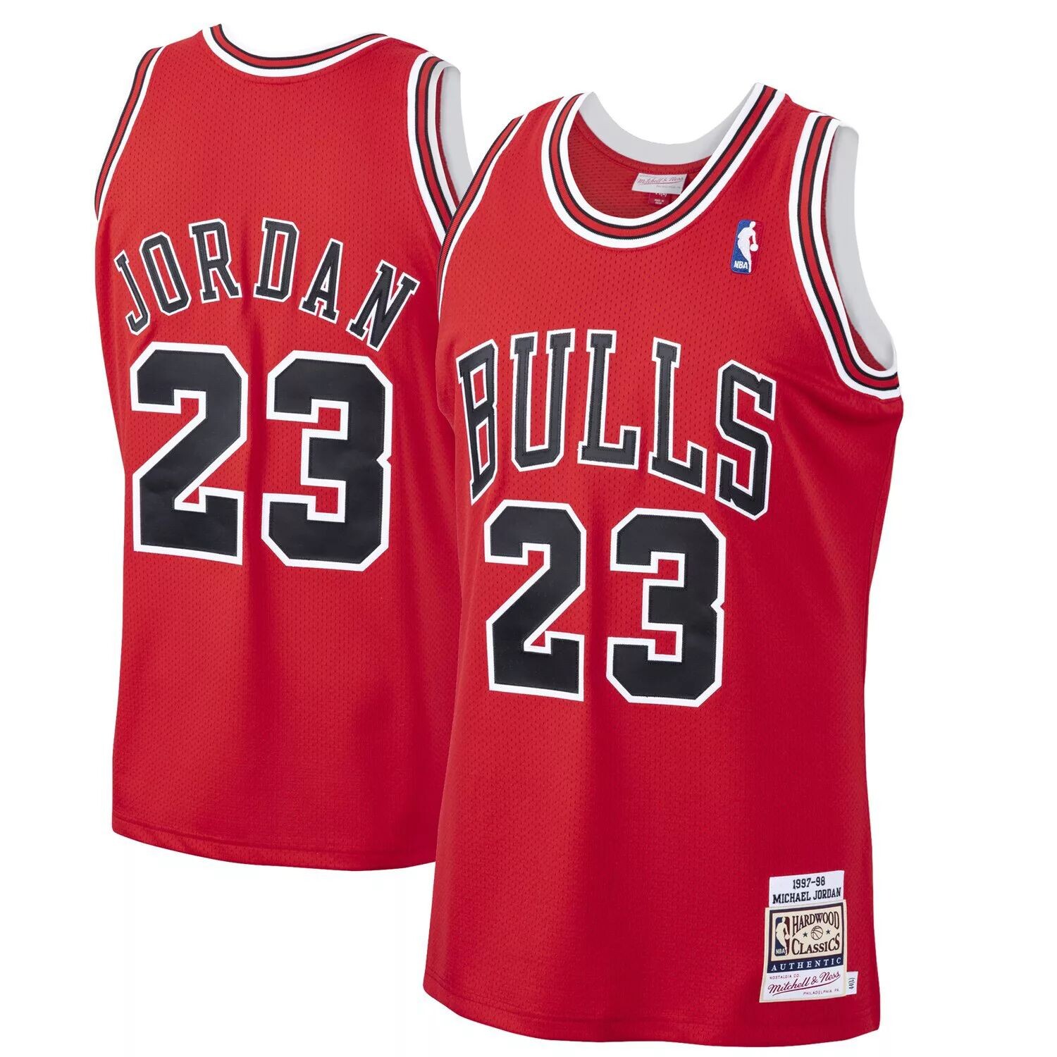 Мужская футболка Mitchell & Ness Michael Jordan Red Chicago Bulls 1997-98 Hardwood Classics Authentic Player Jersey
Мужская футболка Mitchell & Ness Michael Jordan Red Chicago Bulls 1997-98 Hardwood Classics Authentic Player Jersey