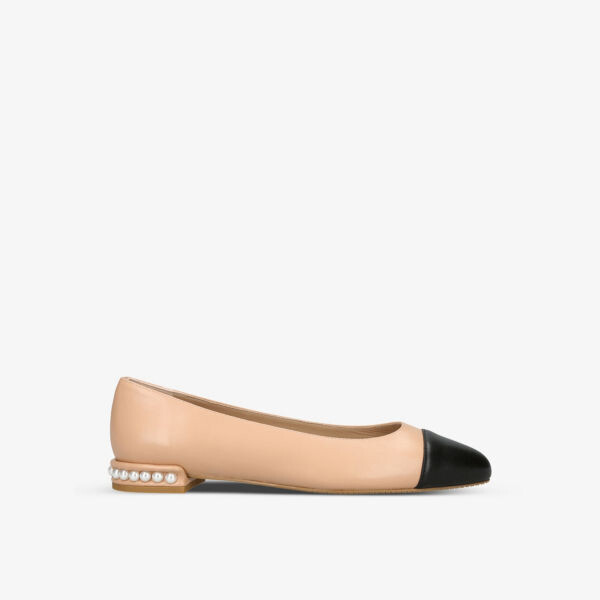 Кожаные туфли на плоской подошве с контрастными вставками Pearl Stuart Weitzman, коричневый
Кожаные туфли на плоской подошве с контрастными вставками Pearl Stuart Weitzman, коричневый