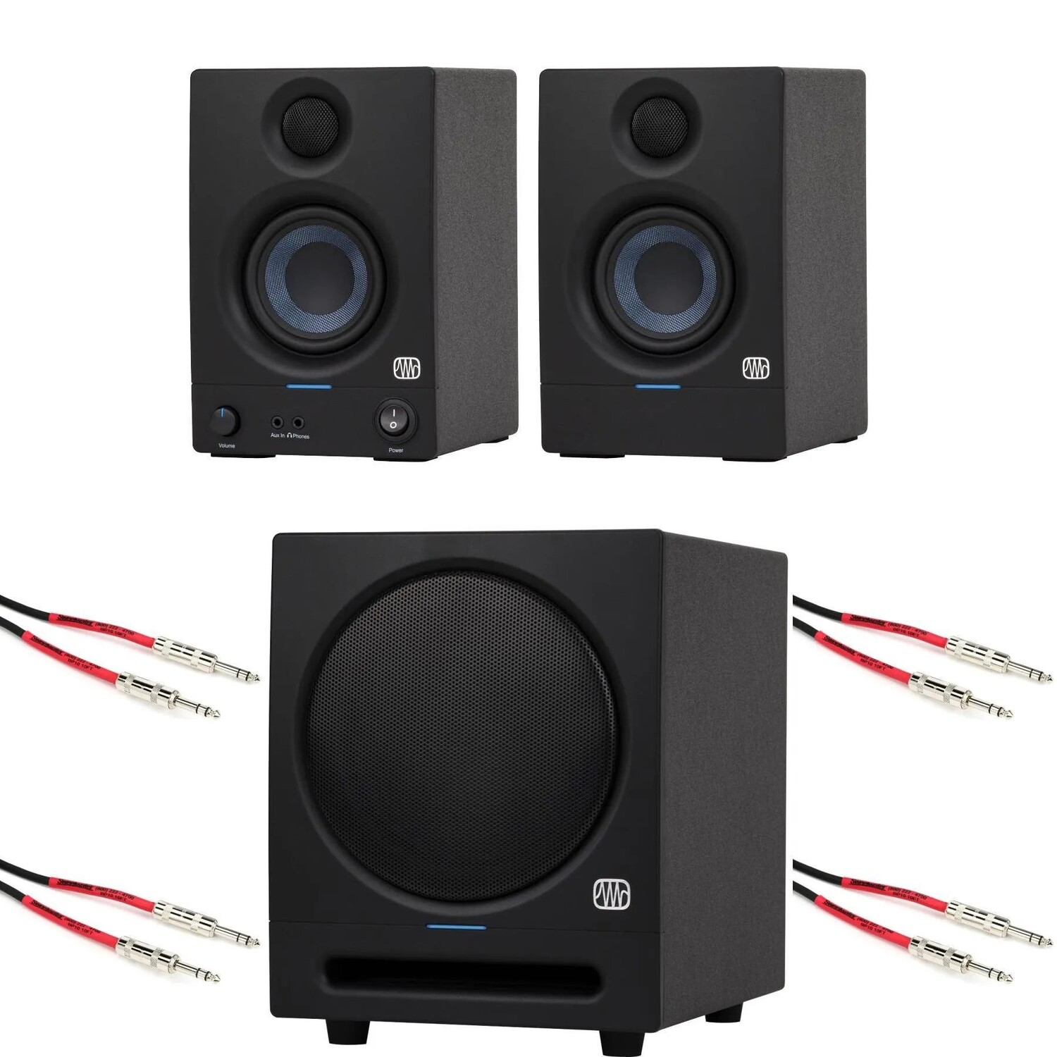 Новый комплект PreSonus Eris 3.5 с 3,5-дюймовыми активными студийными мониторами и 8-дюймовым активным студийным сабвуфером Bluetooth
Новый комплект PreSonus Eris 3.5 с 3,5-дюймовыми активными студийными мониторами и 8-дюймовым активным студийным сабвуфером Bluetooth