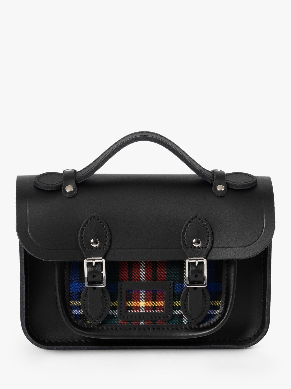 Cambridge Satchel Мини-кожаная сумка-портфель The Cambridge Satchel Company, черный/современный тартан
Cambridge Satchel Мини-кожаная сумка-портфель The Cambridge Satchel Company, черный/современный тартан