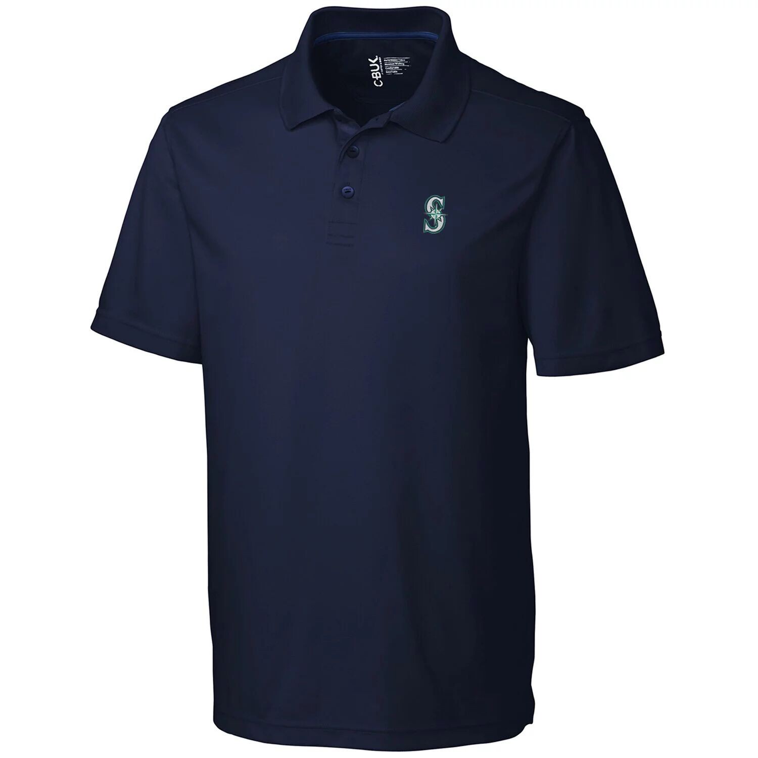 Мужская футболка CBUK от Cutter & Buck темно-синего цвета Seattle Mariners DryTec Fairwood Polo
Мужская футболка CBUK от Cutter & Buck темно-синего цвета Seattle Mariners DryTec Fairwood Polo