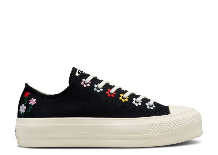 Кроссовки Converse WMNS CHUCK TAYLOR ALL STAR LIFT PLATFORM LOW 'FLORAL EMBROIDERY', черный
Кроссовки Converse WMNS CHUCK TAYLOR ALL STAR LIFT PLATFORM LOW 'FLORAL EMBROIDERY', черный