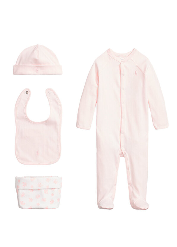 Комплект из 4 комбинезонов для маленьких девочек с розовым логотипом Polo Ralph Lauren
Комплект из 4 комбинезонов для маленьких девочек с розовым логотипом Polo Ralph Lauren
