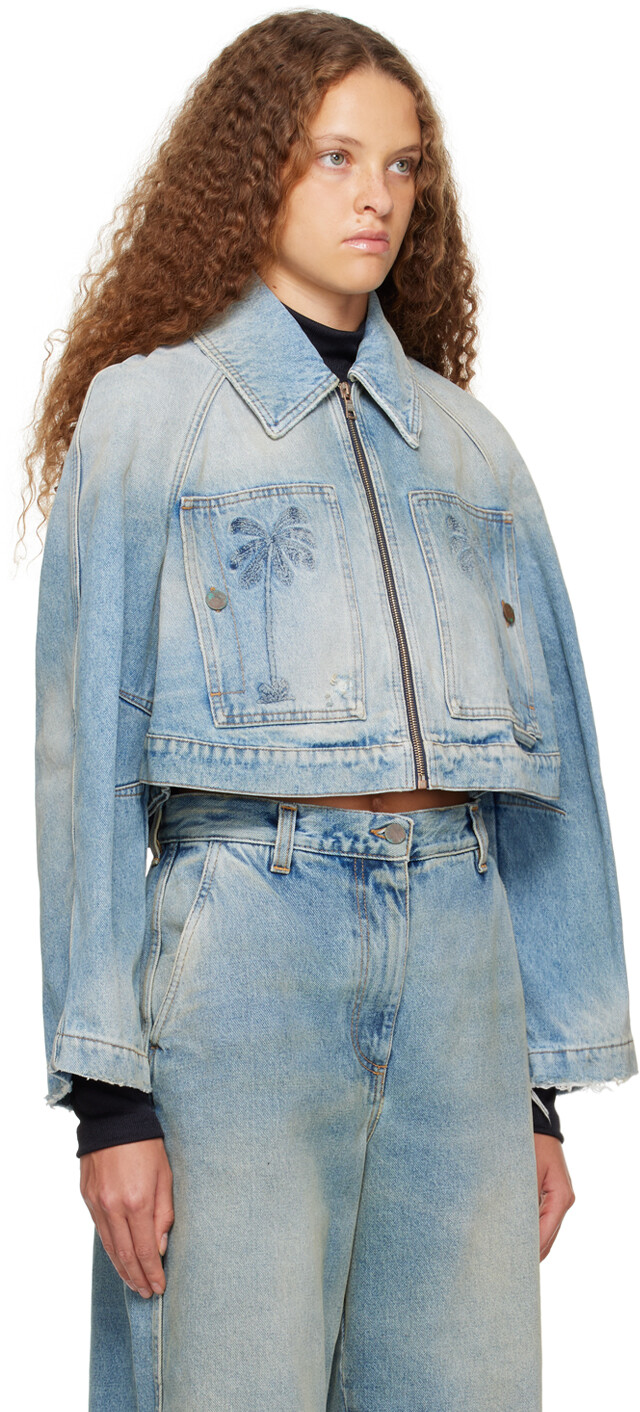 Синяя джинсовая куртка Palm Angels Paris, Синий, Синяя джинсовая куртка Palm Angels Paris
Синяя джинсовая куртка Palm Angels Paris, Синий, Синяя джинсовая куртка Palm Angels Paris