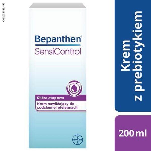 Bepanthen Sensi Control Krem крем для ухода за кожей при атопическом дерматите и экземе, 200 ml
Bepanthen Sensi Control Krem крем для ухода за кожей при атопическом дерматите и экземе, 200 ml
