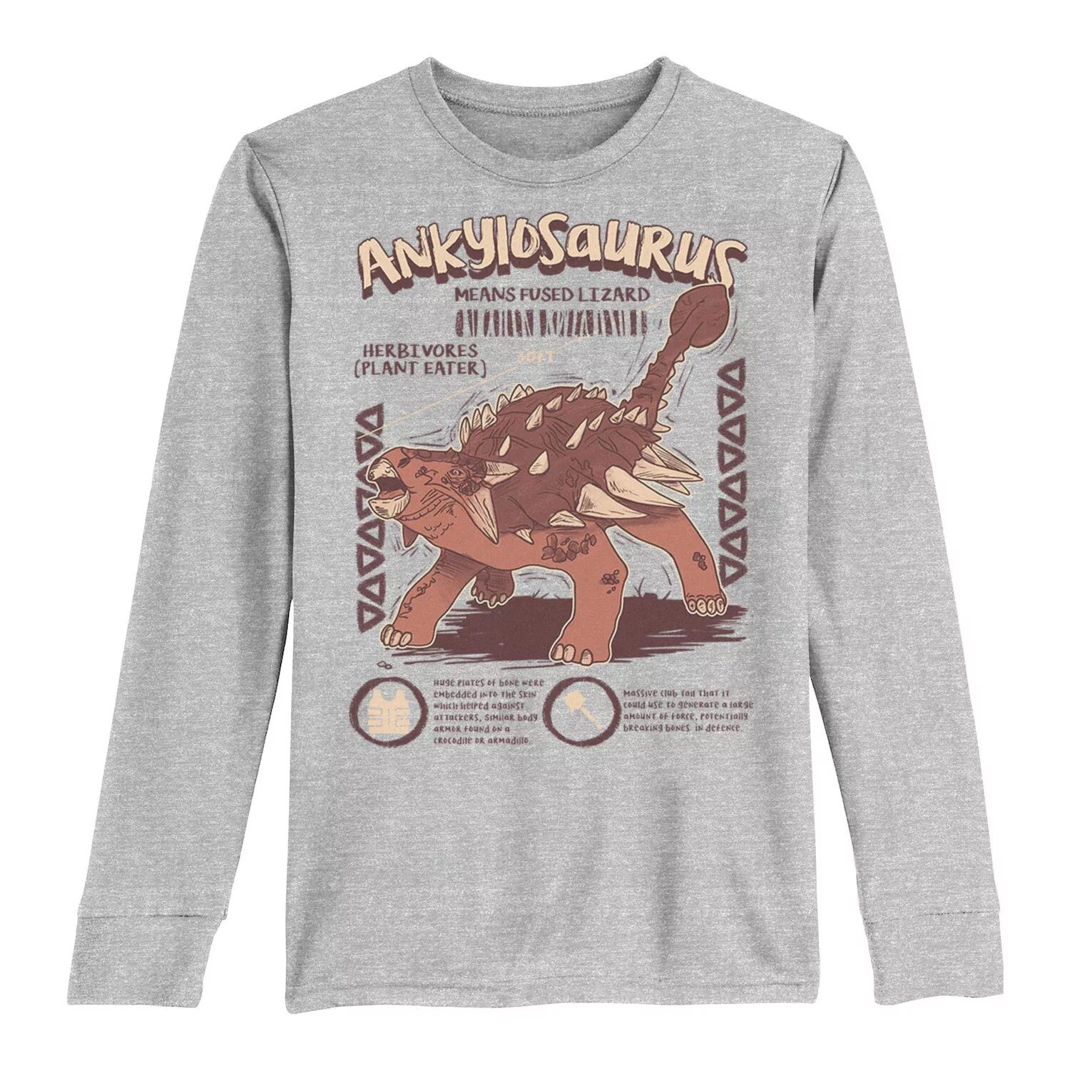 Футболка с длинными рукавами Iron Trail Ankylosaurus Dinosaur для мальчиков 8–20 лет Licensed Character
Футболка с длинными рукавами Iron Trail Ankylosaurus Dinosaur для мальчиков 8–20 лет Licensed Character