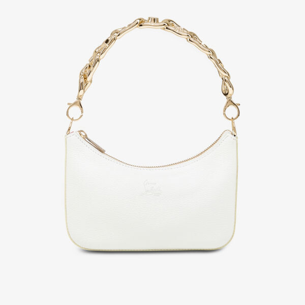 Миниатюрная кожаная сумка через плечо Loubila Chain Christian Louboutin, цвет bianco/bianco/bianco
Миниатюрная кожаная сумка через плечо Loubila Chain Christian Louboutin, цвет bianco/bianco/bianco