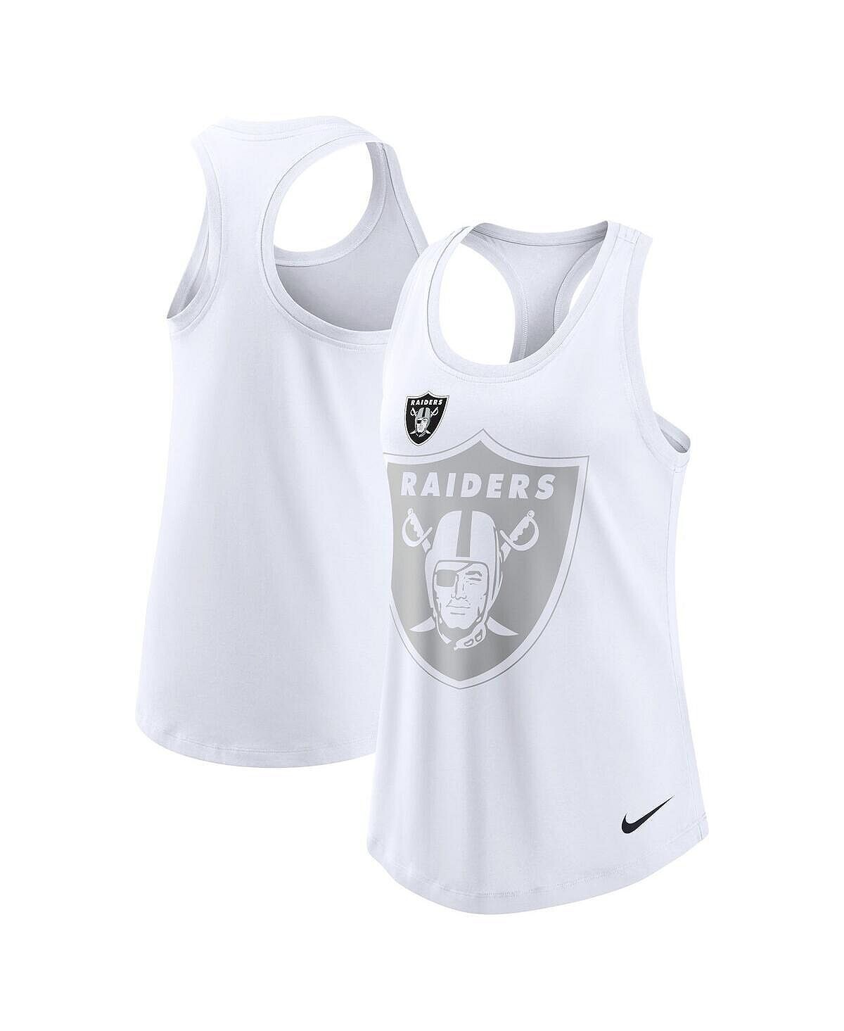 Женская белая майка Las Vegas Raiders Tri-Blend с овальным вырезом и открытой спиной Nike, белый
Женская белая майка Las Vegas Raiders Tri-Blend с овальным вырезом и открытой спиной Nike, белый