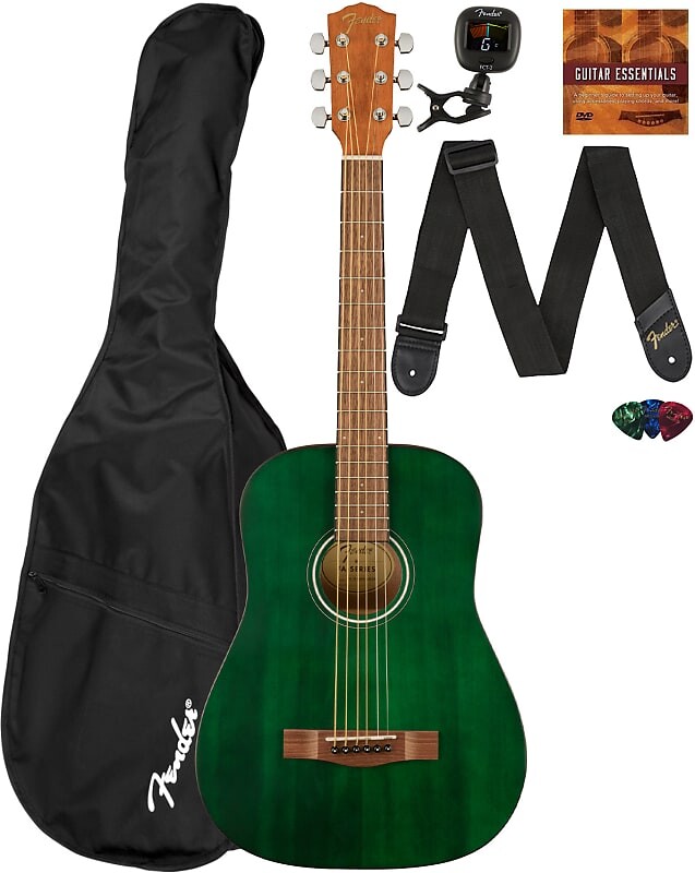 Акустическая гитара Fender FA-15 3/4-Scale Kids Steel String Acoustic Guitar - Green w/ Gig Bag
Акустическая гитара Fender FA-15 3/4-Scale Kids Steel String Acoustic Guitar - Green w/ Gig Bag