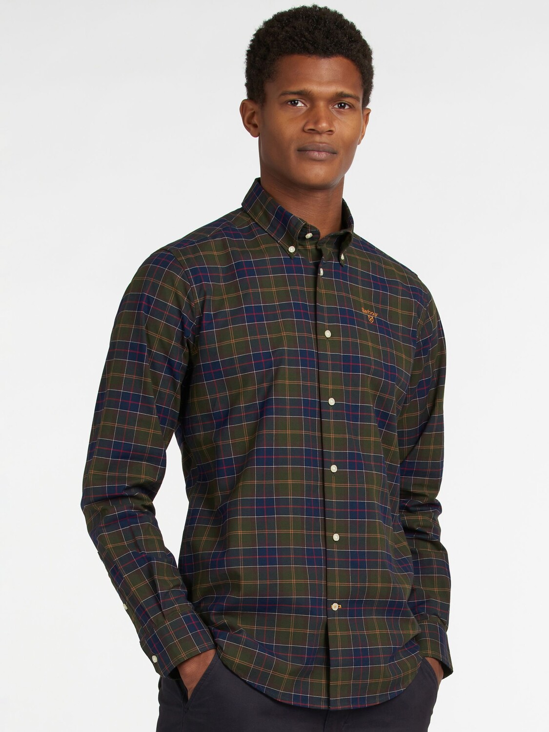 Классическая рубашка в клетку Barbour Helmside Tailored Fit, темно-синий/зеленый
Классическая рубашка в клетку Barbour Helmside Tailored Fit, темно-синий/зеленый
