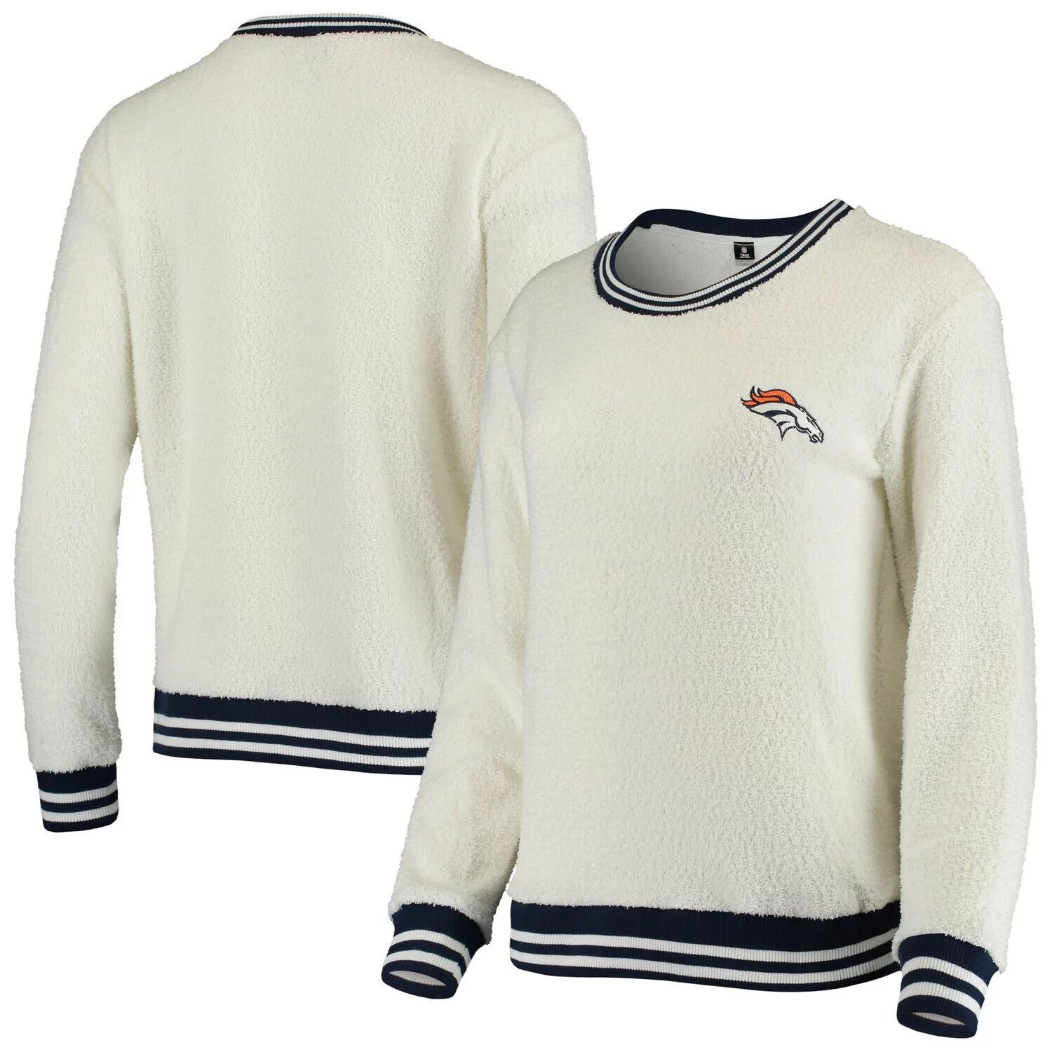 Женский вязаный пуловер Concepts Sport кремового/темно-синего цвета Denver Broncos Granite
Женский вязаный пуловер Concepts Sport кремового/темно-синего цвета Denver Broncos Granite