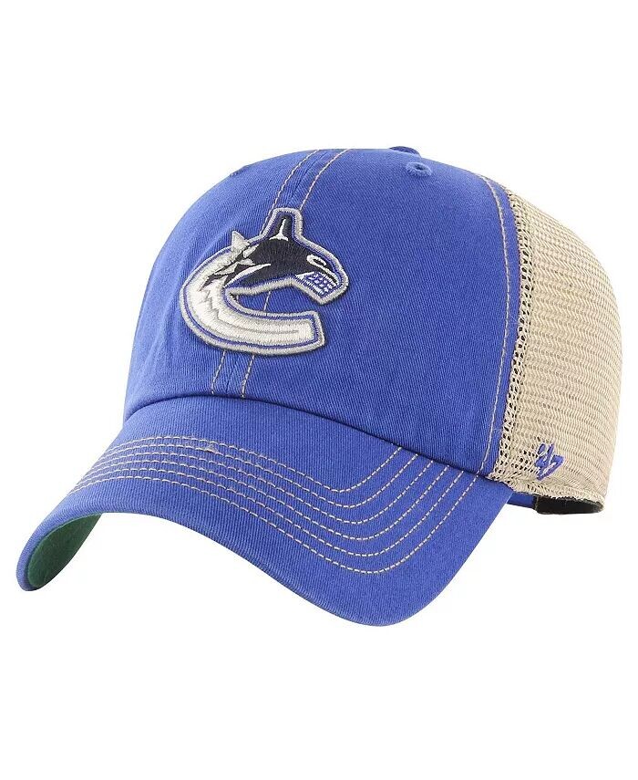 Мужская синяя/кремовая регулируемая кепка Vancouver Canucks Core Trawler Clean-Up Trucker '47 Brand, синий
Мужская синяя/кремовая регулируемая кепка Vancouver Canucks Core Trawler Clean-Up Trucker '47 Brand, синий