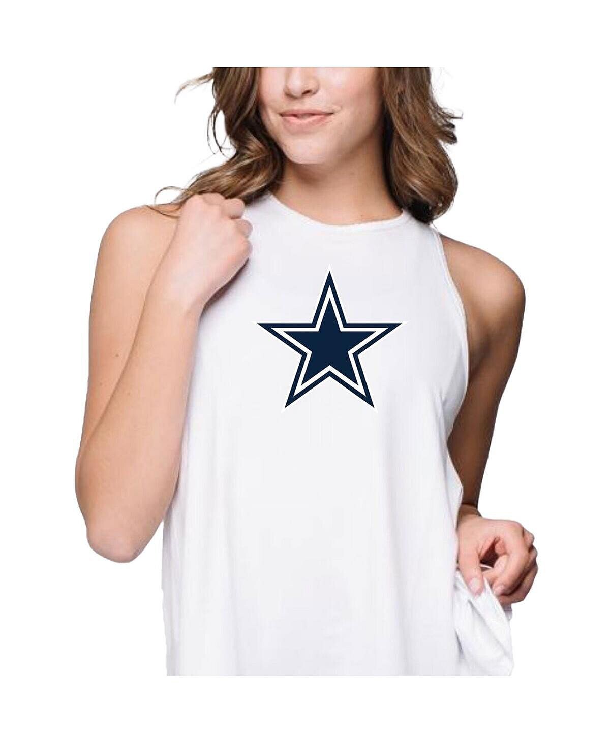 Женская белая шелковая майка Dallas Cowboys с завязками на спине и открытой спиной Kadyluxe, белый
Женская белая шелковая майка Dallas Cowboys с завязками на спине и открытой спиной Kadyluxe, белый