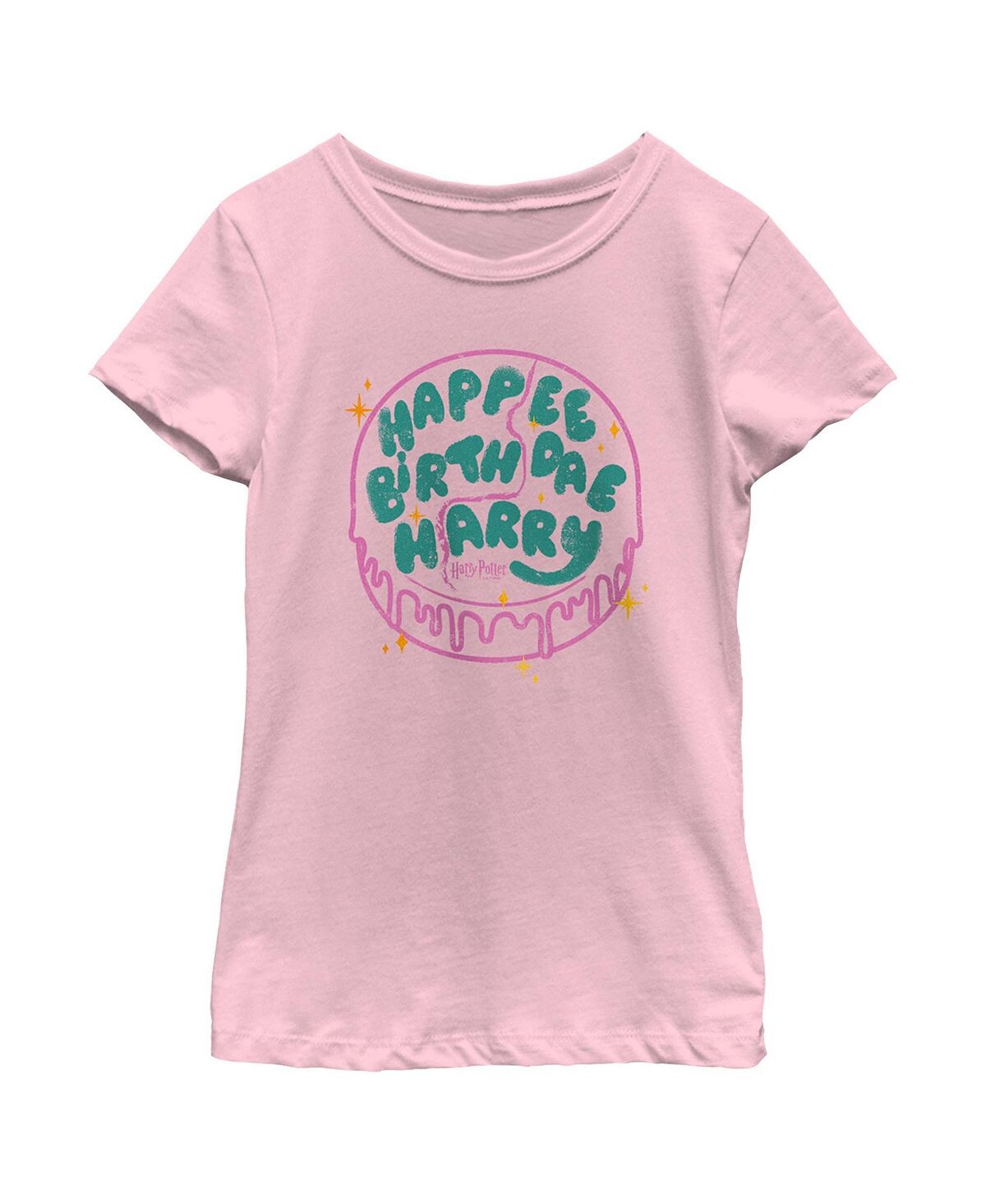 Детская футболка с изображением Гарри Поттера «Happee Birthdae Cake» для девочек Warner Bros.
Детская футболка с изображением Гарри Поттера «Happee Birthdae Cake» для девочек Warner Bros.