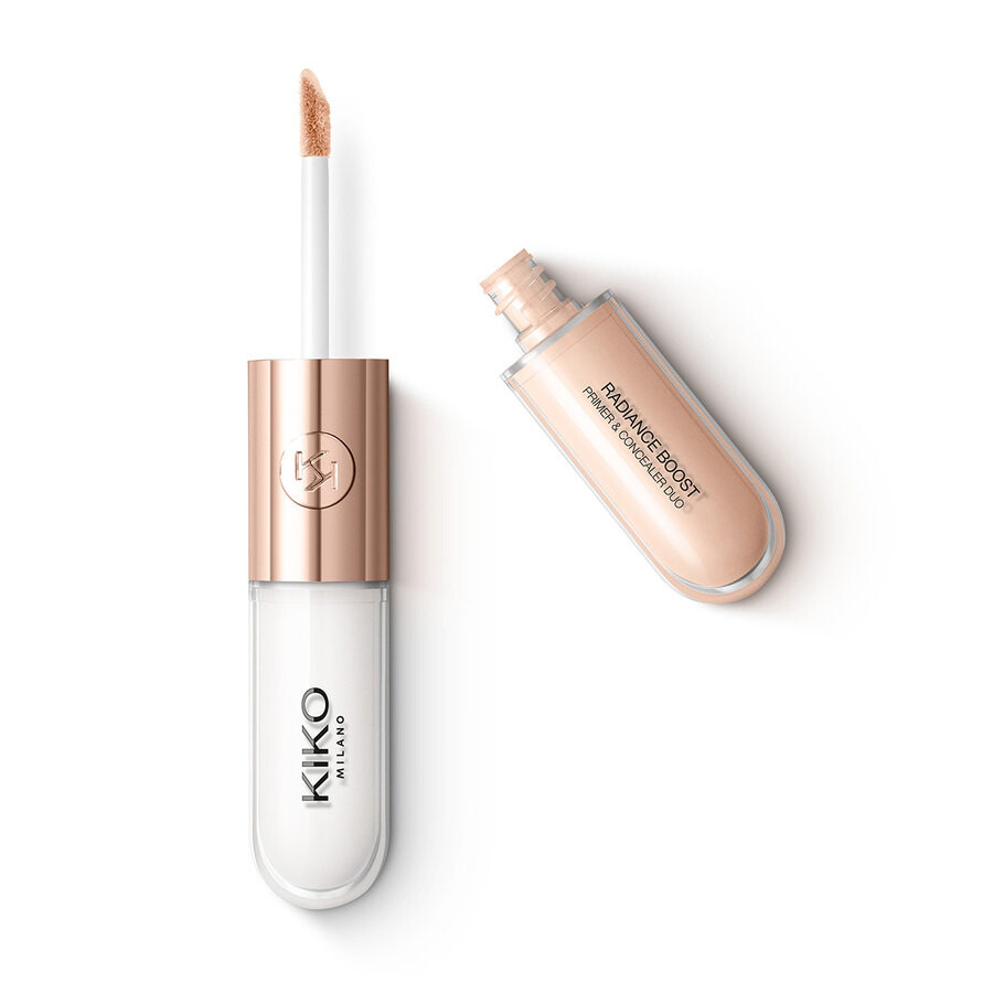 KIKO Milano, Radiance Boost Primer & Concealer Duo, Праймер и консилер для глаз два в одном, 03 Light Rose, 9 мл
KIKO Milano, Radiance Boost Primer & Concealer Duo, Праймер и консилер для глаз два в одном, 03 Light Rose, 9 мл