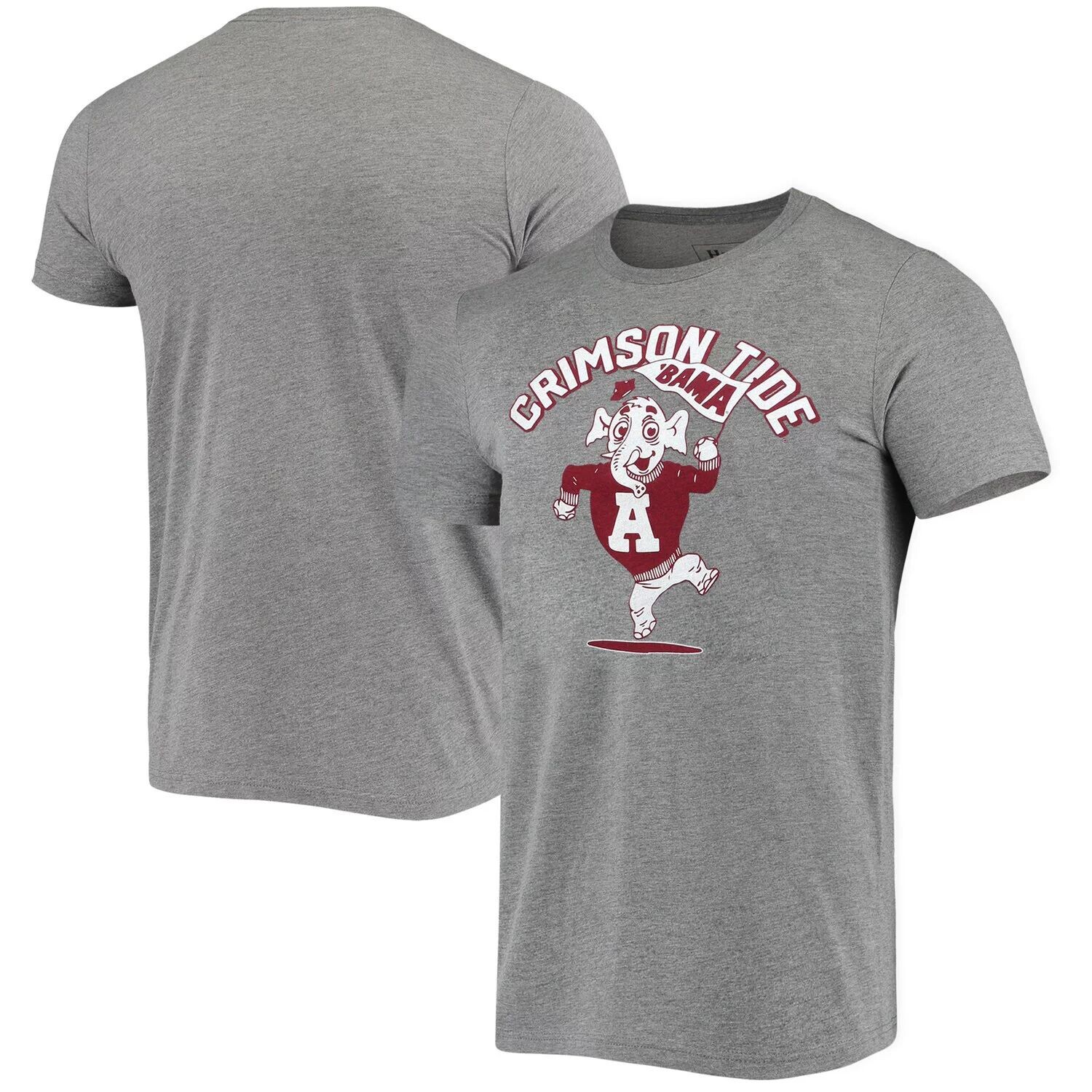 Мужская футболка Homefield Heathered Grey Alabama Crimson Tide Vintage Tri-Blend со слоном
Мужская футболка Homefield Heathered Grey Alabama Crimson Tide Vintage Tri-Blend со слоном