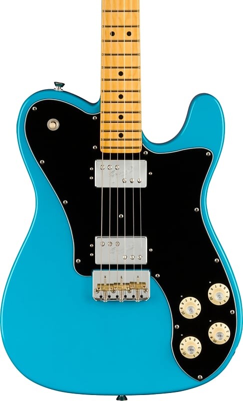 Электрогитара Fender American Professional II Telecaster Deluxe, Maple Fingerboard, Miami Blue
Электрогитара Fender American Professional II Telecaster Deluxe, Maple Fingerboard, Miami Blue